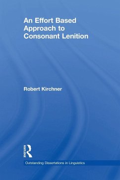 An Effort Based Approach to Consonant Lenition - Kirchner, Robert
