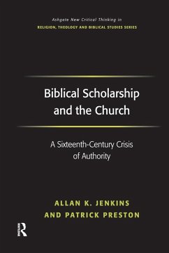 Cover Biblical Scholarship and the Church