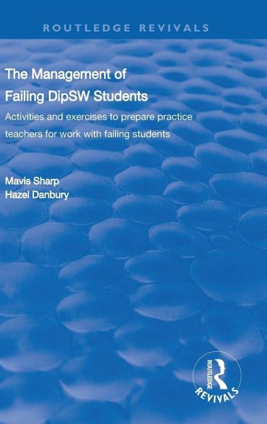 The Management of Failing DipSW Students The Management of Failing DipSW Students