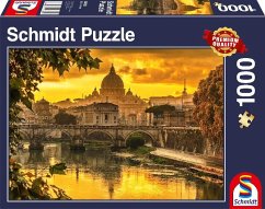 Schmidt 58393 - Goldenes Licht über Rom, Puzzle, 1000 Teile