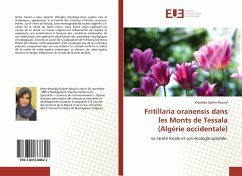 Fritillaria oranensis dans les Monts de Tessala (Algérie occidentale) - Djalem Bouzid, Khadidja