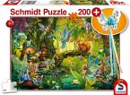 Schmidt 56333 - Feen im Wald, inklusive Feenstab, Kinderpuzzle, 200 Teile