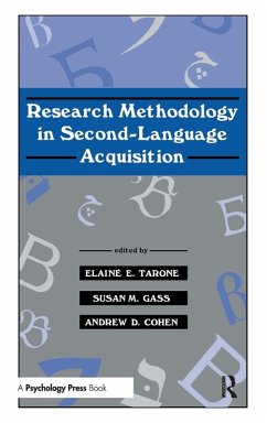 Cover Research Methodology in Second-Language Acquisition