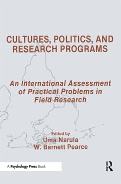 Cultures, Politics, and Research Programs