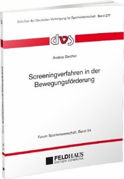 Cover Screeningverfahren in der Bewegungsförderung