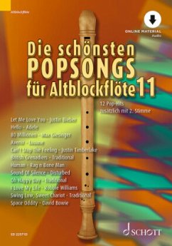 Cover Die schönsten Popsongs für Alt-Blockflöte