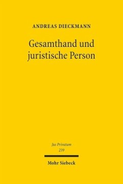 Gesamthand und juristische Person - Dieckmann, Andreas