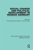 Social Change and Political Development in Weimar Germany (eBook, ePUB)