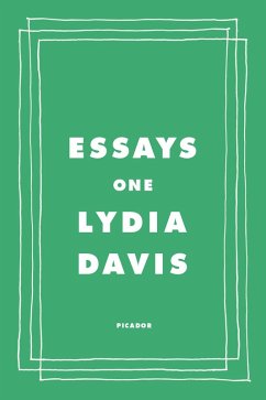 Essays One (eBook, ePUB) - Davis, Lydia