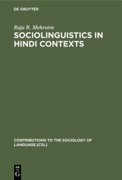 Sociolinguistics in Hindi Contexts - Mehrotra, Raja R.