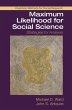 Maximum Likelihood for Social Science... - Bild 1