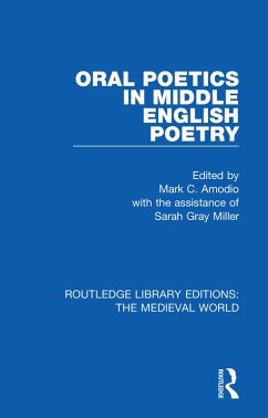 Cover Oral Poetics in Middle English Poetry (eBook, PDF)