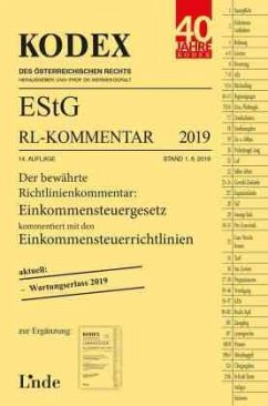 KODEX EStG RL-Kommentar 2019 (f. Österreich) - Bauer, Manfred
