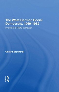 Cover The West German Social Democrats, 1969-1982 (eBook, ePUB)
