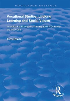 Cover Vocational Studies, Lifelong Learning and Social Values (eBook, ePUB)