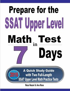 Prepare for the SSAT Upper Level Math Test in 7 Days - Nazari, Reza; Ross, Ava