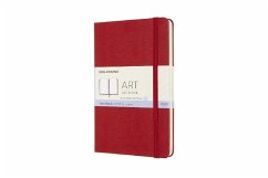 Moleskine Skizzenbuch Medium, 165G-Papier, Hard Cover, Scharlachrot