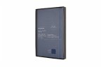 Moleskine Notizbuch - Ledereinband Large, A5, Liniert, Soft Cover, Vergissmeinnicht Blau