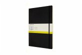 Moleskine Notizbuch A4, Kariert, Soft Cover, Schwarz