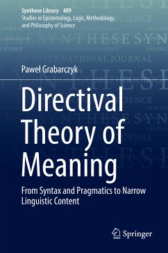 Directival Theory of Meaning (eBook, PDF) - Grabarczyk, Paweł