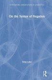 On the Syntax of Negation (eBook, PDF)