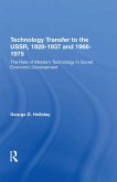 Technology Transfer to the USSR. 1928-1937 and 1966-1975: (eBook, ePUB)