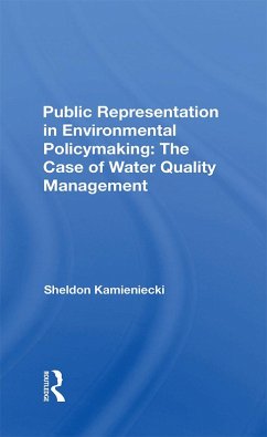 Cover Public Representation In Environmental Policymaking (eBook, PDF)