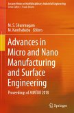 Advances in Micro and Nano Manufacturing and Surface Engineering