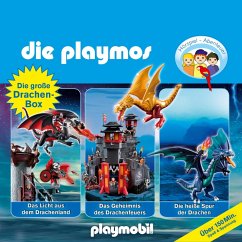 Die Playmos - Das Original Playmobil Hörspiel, Die große Drachen-Box, Folgen 13, 38, 50 (MP3-Download) - Rost, Simon X.; Fickel, Florian
