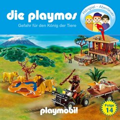 Die Playmos - Das Original Playmobil Hörspiel, Folge 14: Gefahr für den König der Tiere (MP3-Download) - Fickel, Florian; Rost, Simon X.