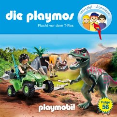 Die Playmos - Das Original Playmobil Hörspiel, Folge 56: Flucht vor dem T-Rex (MP3-Download) - Bredel, David; Fickel, Florian