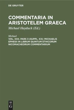 Michaelis Ephesii in librum quintum Ethicorum Nicomacheorum commentarium - Michael