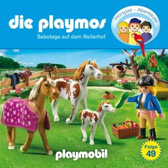 Die Playmos - Das Original Playmobil Hörspiel, Folge 49: Sabotage auf dem Reiterhof (MP3-Download) - Bredel, David; Fickel, Florian