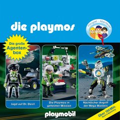 Die Playmos - Das Original Playmobil Hörspiel, Die große Agenten-Box, Folgen 19, 23, 31 (MP3-Download) - Rost, Simon X.; Fickel, Florian