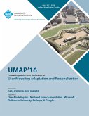 UMAP 16 User Modeling, Adaptation and Personilization Conference
