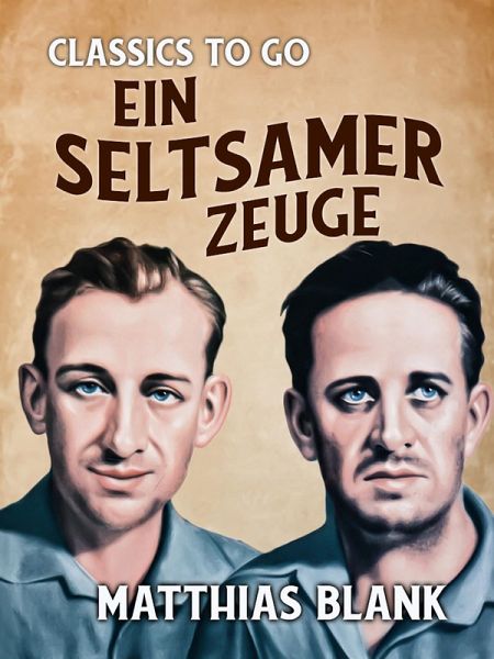 Ein seltsamer Zeuge (eBook, ePUB)