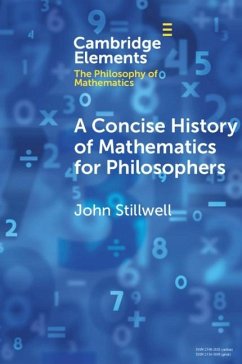 Concise History of Mathematics for Philosophers (eBook, ePUB) - Stillwell, John