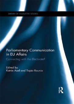 Parliamentary Communication in EU Affairs (eBook, PDF)