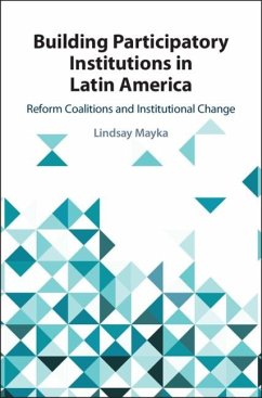 Building Participatory Institutions in Latin America (eBook, ePUB) Cover Building Participatory Institutions in Latin America (eBook, ePUB)