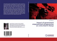 Impact of government empowerment programmes on crime level in Kenya