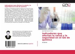 Indicadores que afectan la salud y la seguridad en el lab de quimica - García Torres, José Vidal