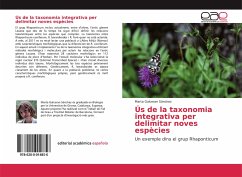 Ús de la taxonomia integrativa per delimitar noves espècies - Galceran Sánchez, Marta