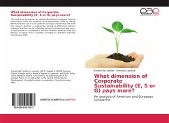 What dimension of Corporate Sustainability (E, S or G) pays more? What dimension of Corporate Sustainability (E, S or G) pays more?