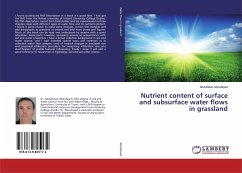Nutrient content of surface and subsurface water flows in grassland