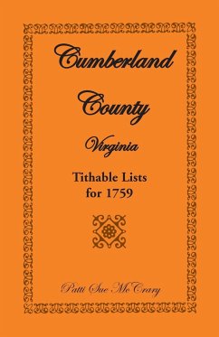 Cumberland County, Virginia Tithable Lists for 1759 - McCrary, Patti Sue