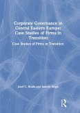 Corporate Governance in Central Eastern Europe (eBook, ePUB)