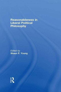 Reasonableness in Liberal Political Philosophy (eBook, PDF)