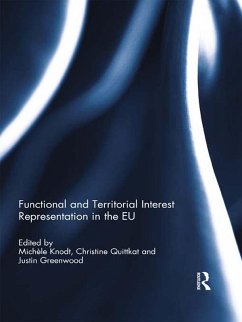 Functional and Territorial Interest Representation in the EU (eBook, ePUB)
