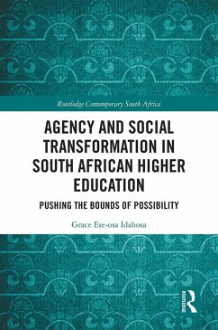 Cover Agency and Social Transformation in South African Higher Education (eBook, ePUB)