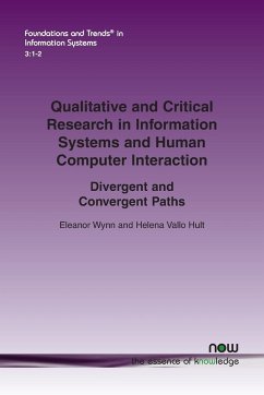 Qualitative and Critical Research in Information Systems and Human Computer Interaction - Wynn, Eleanor; Hult, Helena Vallo